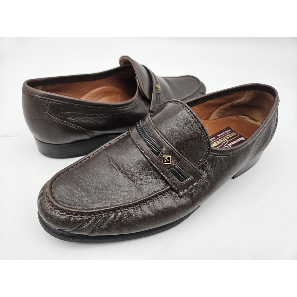 Men's Valleverde Personal Comfort Brown Penny Loafers Shoes Size Euro 44 US 11